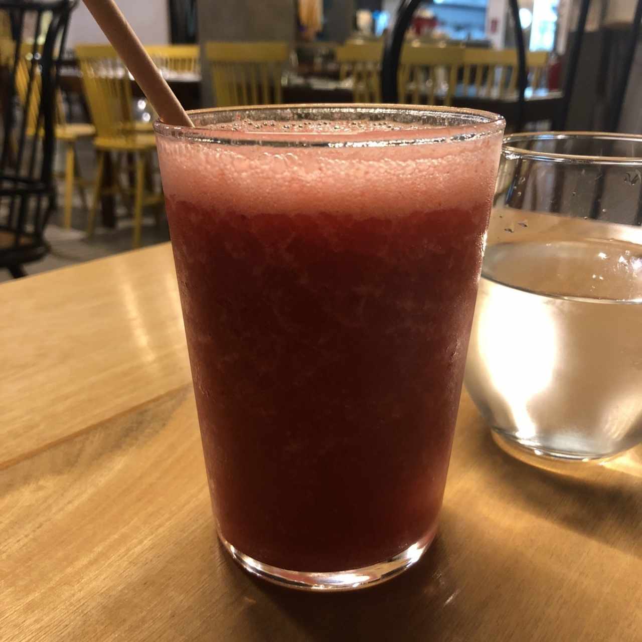 Licuado de fresa