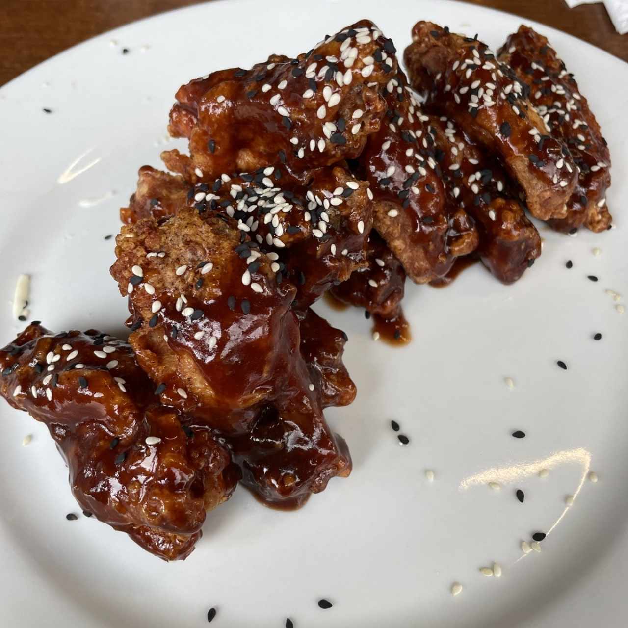 Wings con salsa deBBQ piña 