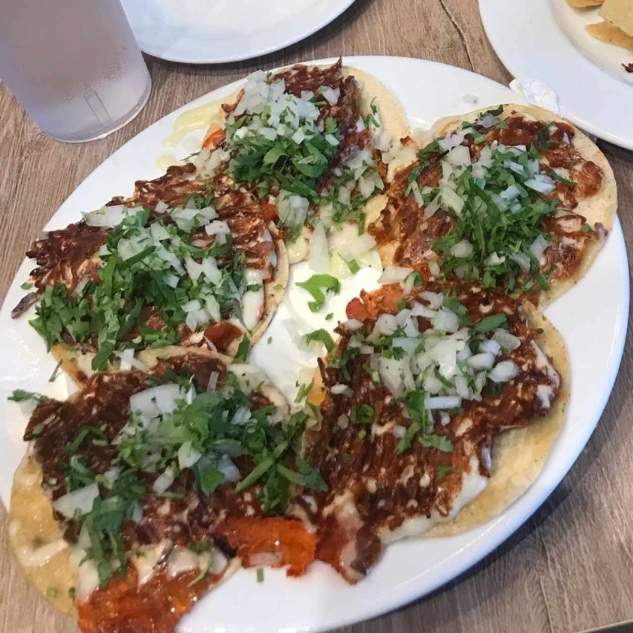 tacos al pastor con queso