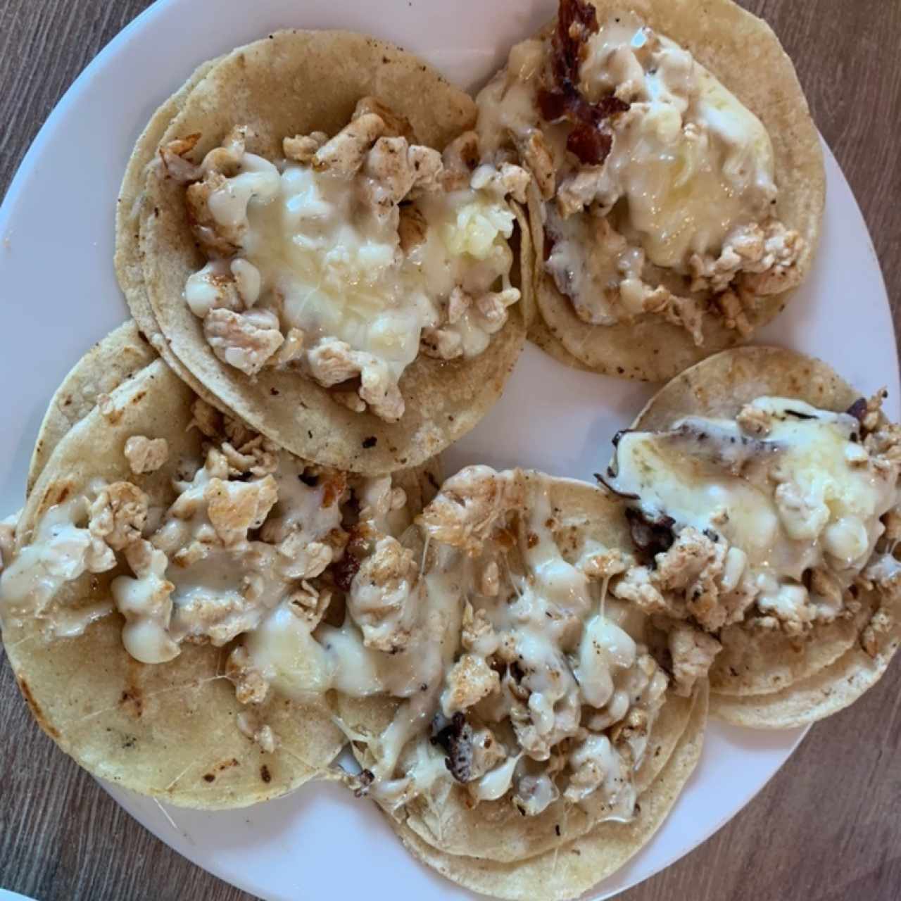 tacos de pollo