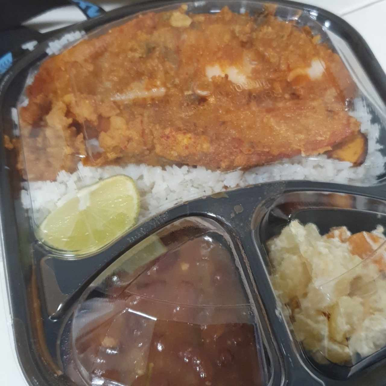 Menu del dia. Filete de pescado