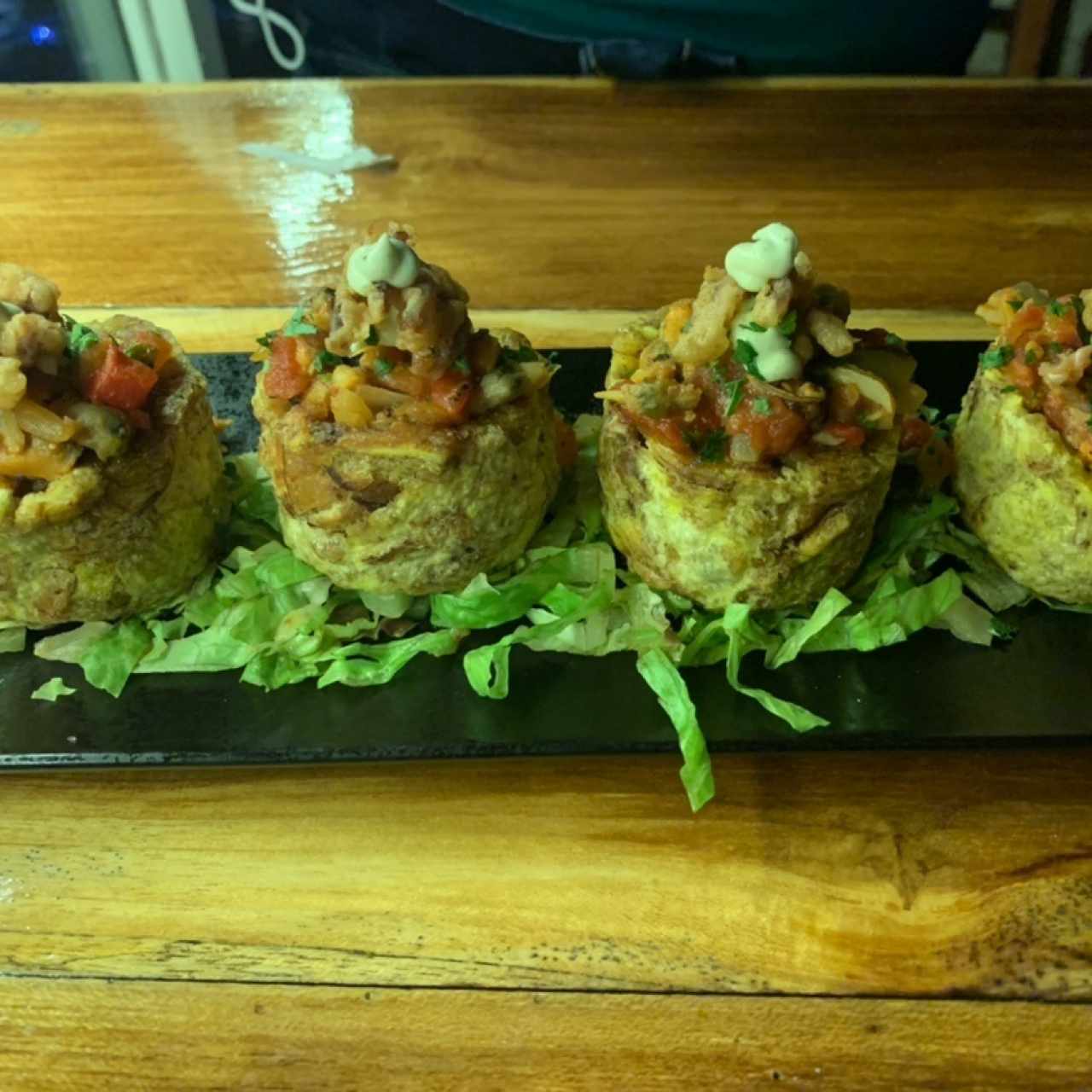 Patacón relleno