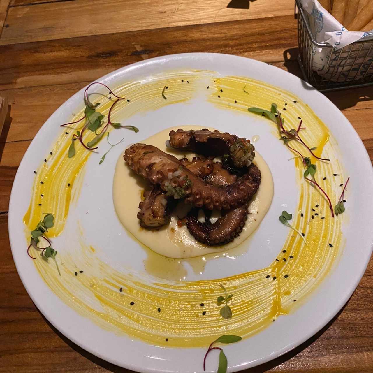 Pulpo al carbon