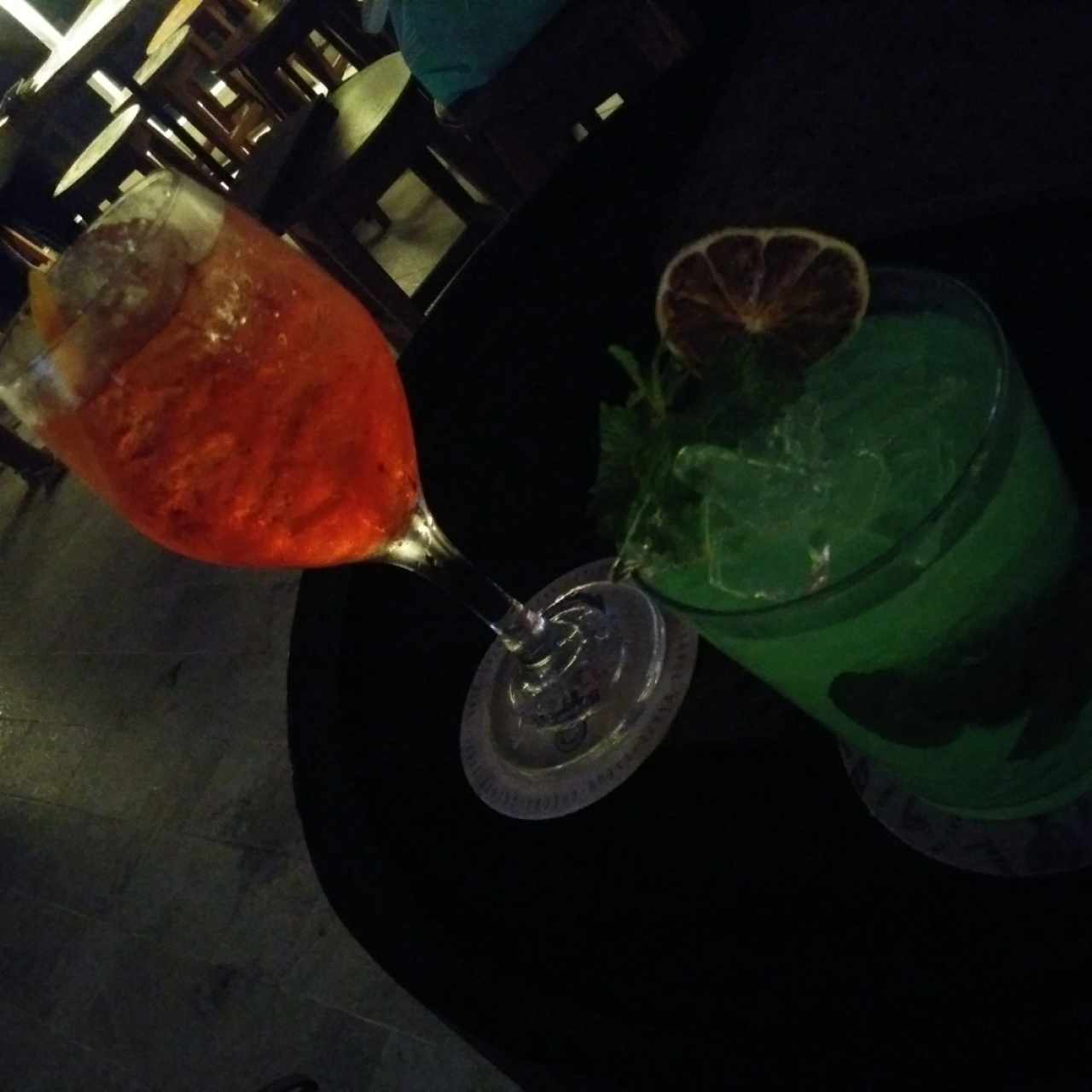 Aperol Sprizz y Mojito El Naufragio