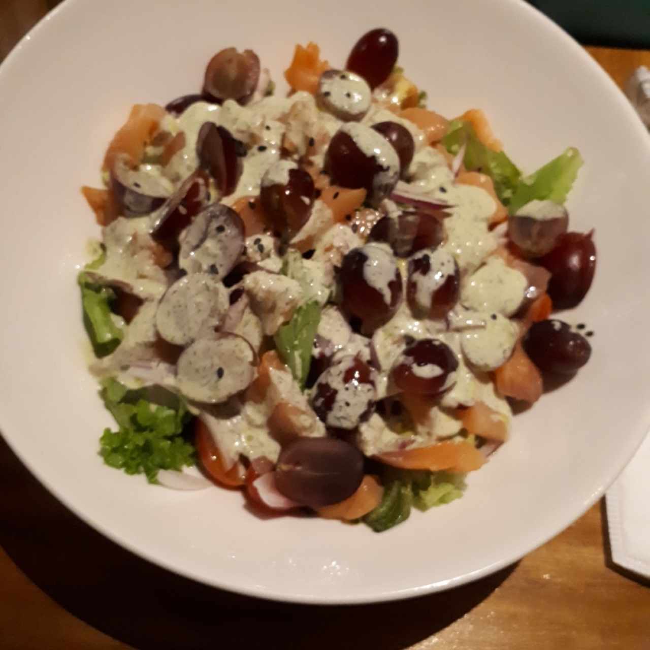 ensalada de salmón