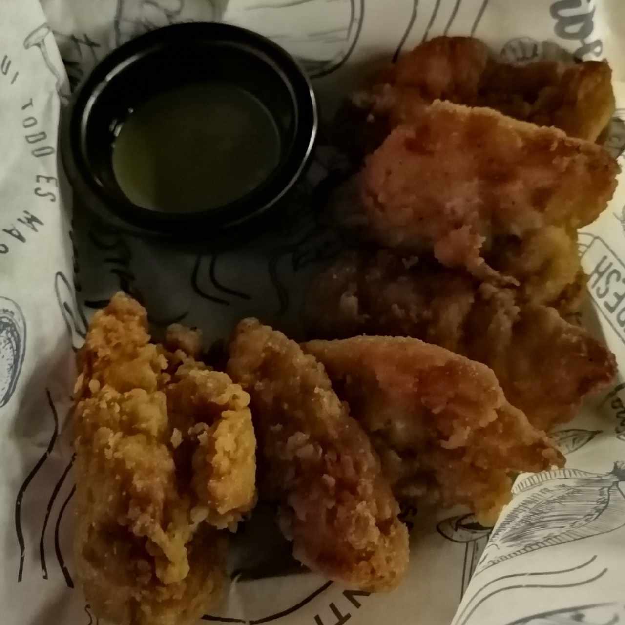 deditos de pollo