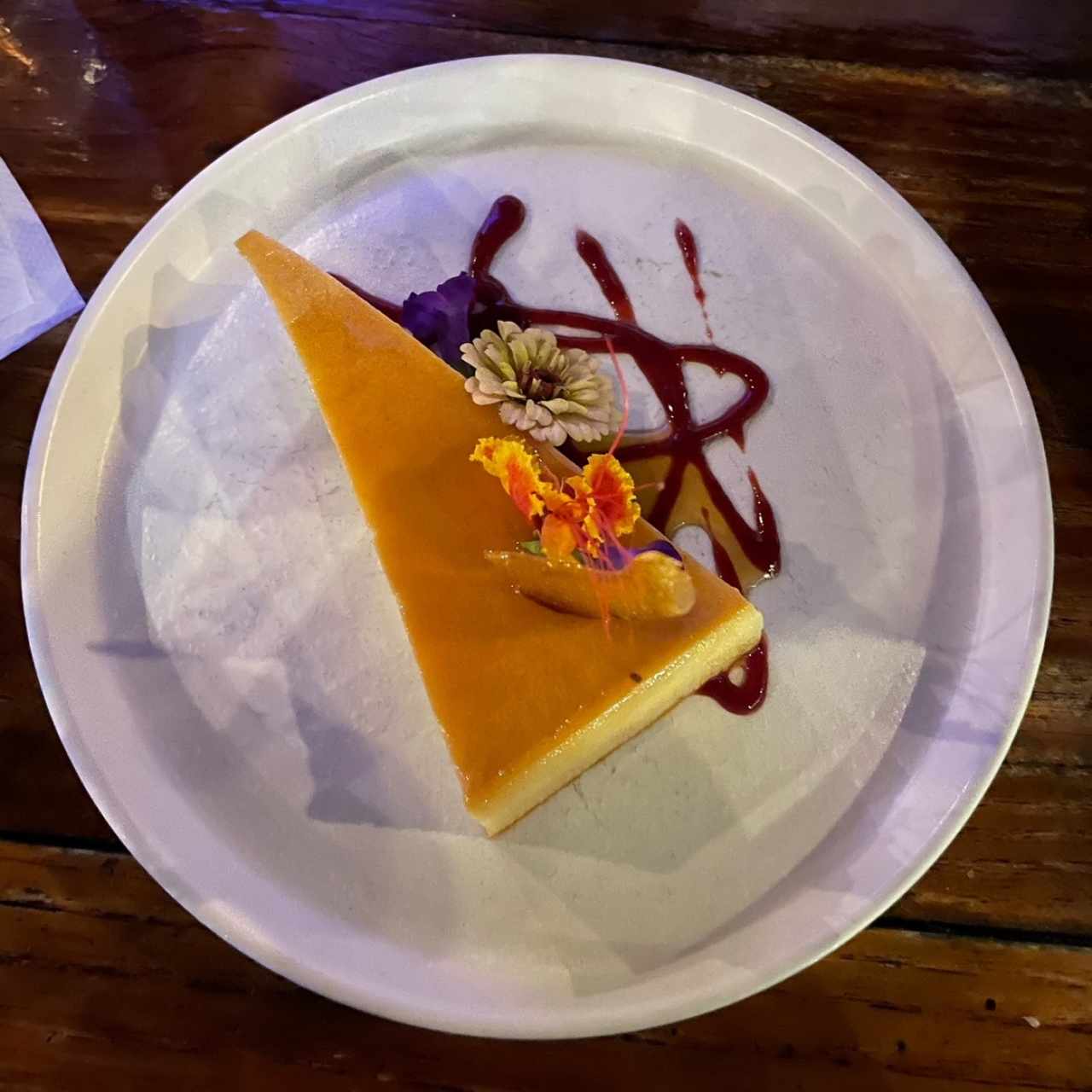 Flan de la casa