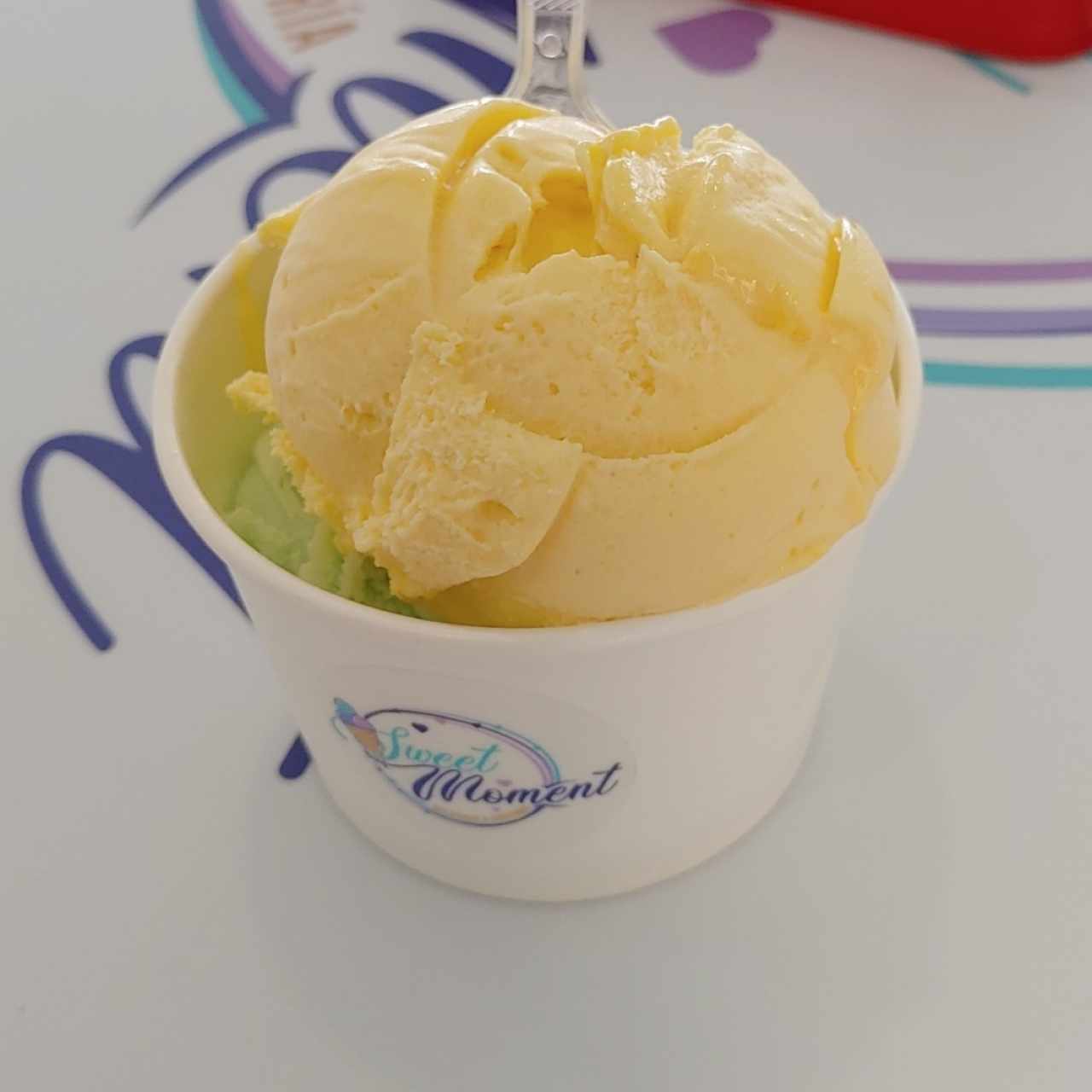 Helado de mango