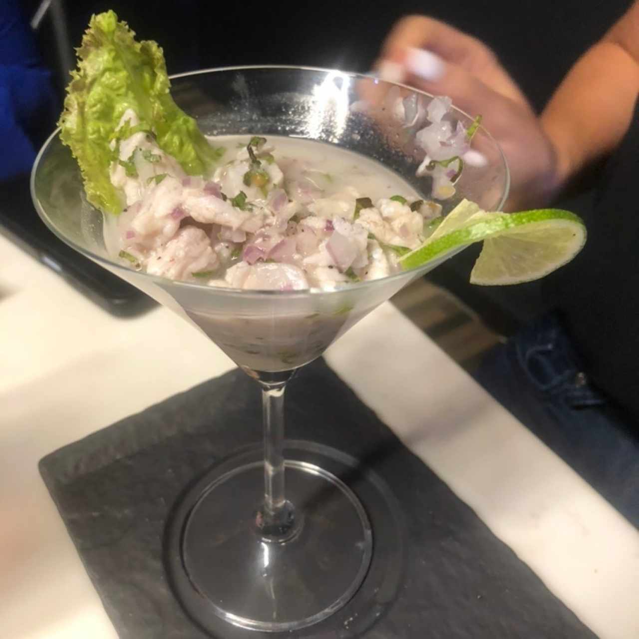 Ceviche de corvina