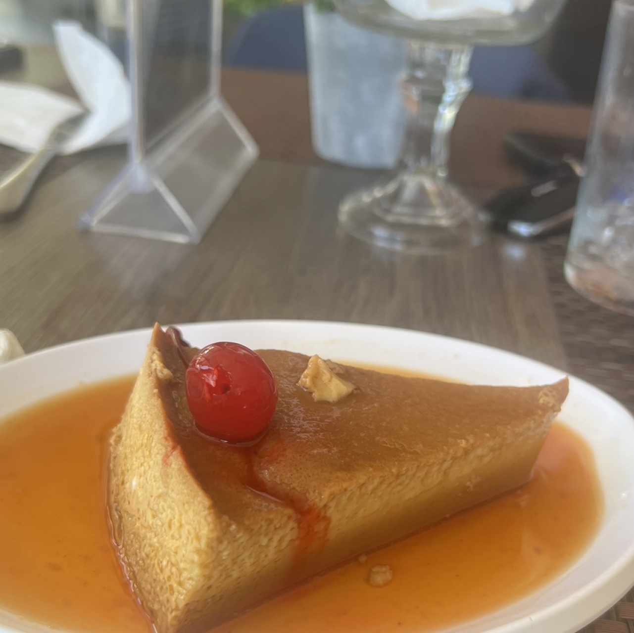 Flan de la casa