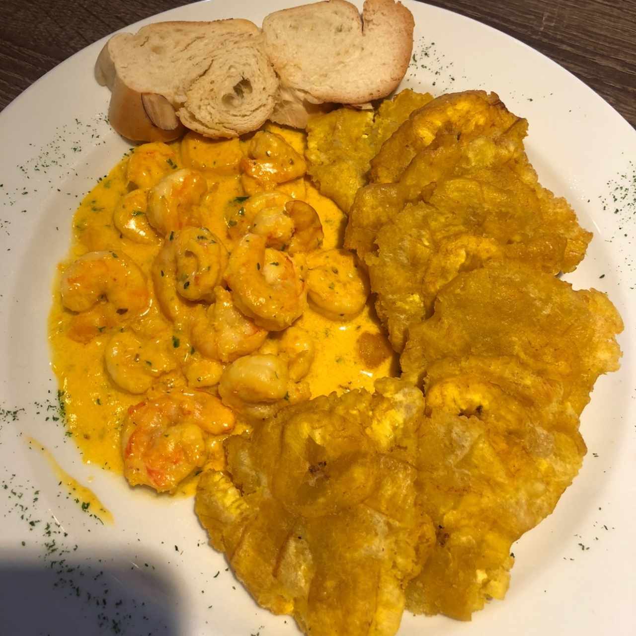 Camarones a la costeña