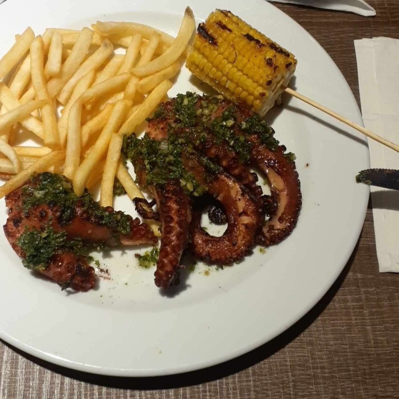 pulpo a la parrilla