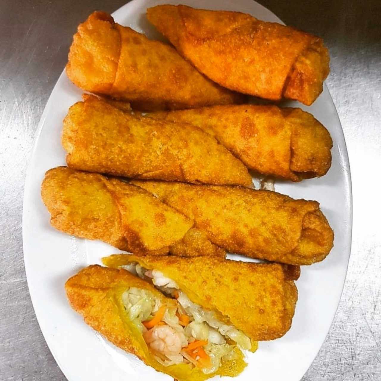 Rollos de camarones