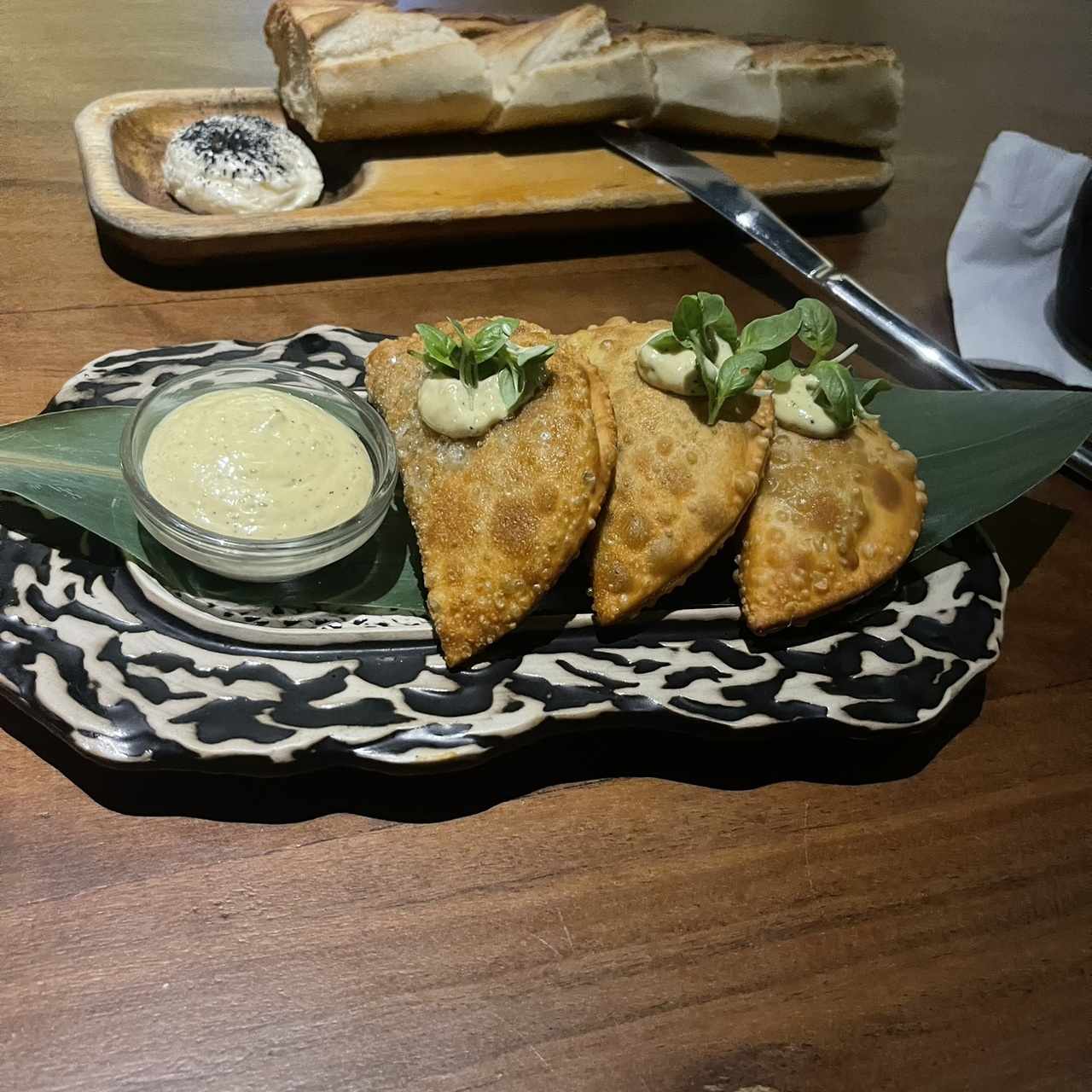 Empanadas de shortrib 