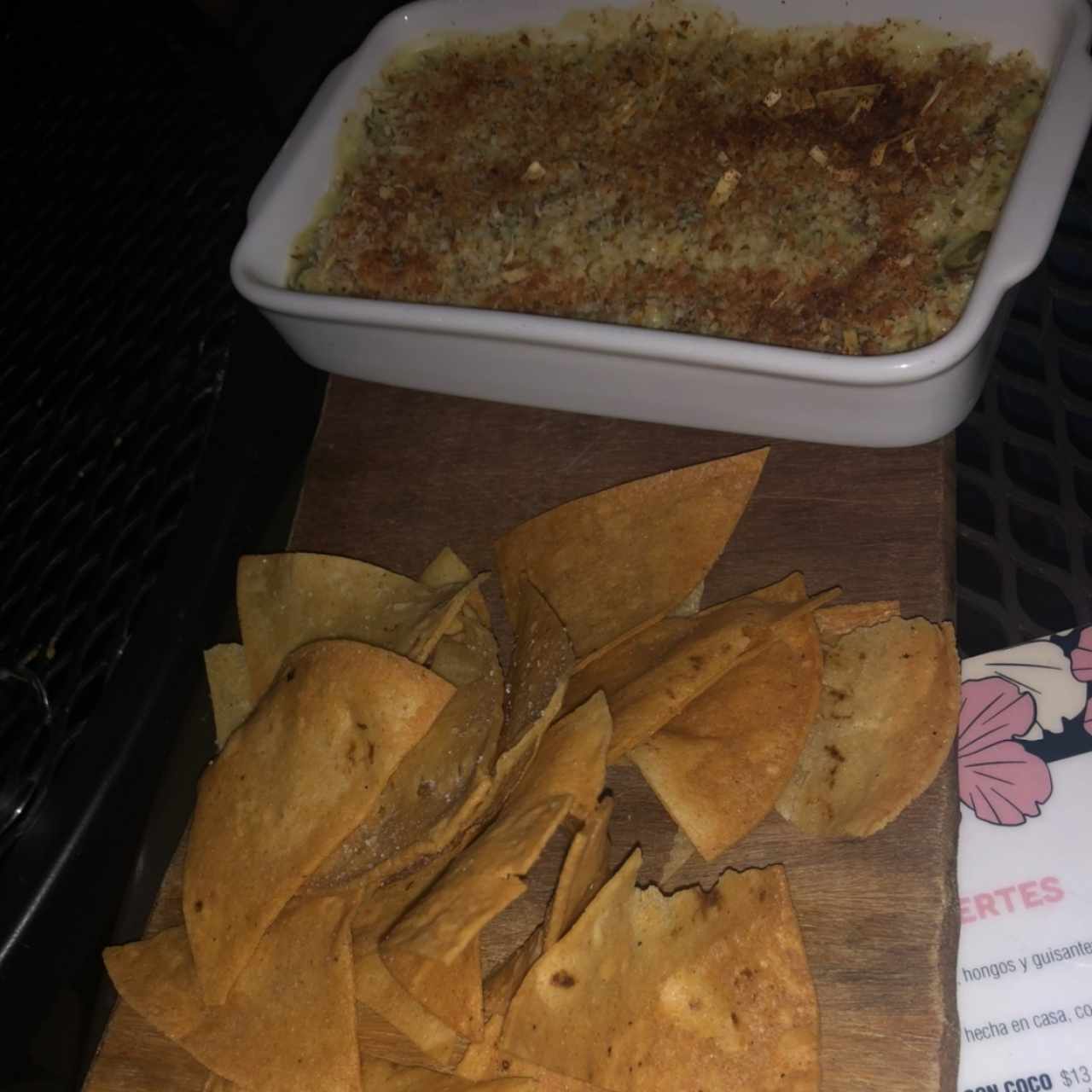 Dip de espinacas