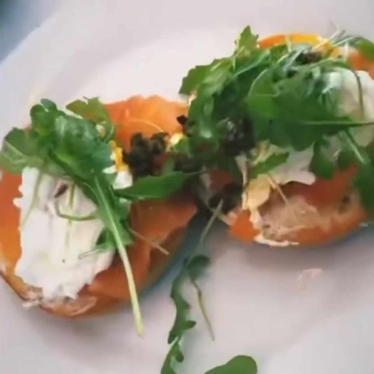 Bagel de Salmon Ahumado