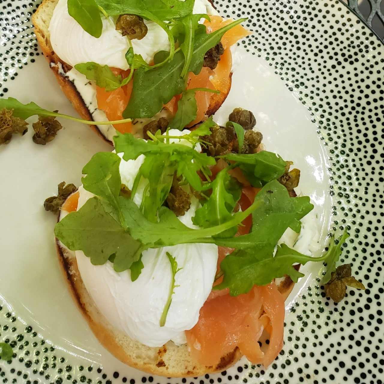 Bagel de Salmon Ahumado