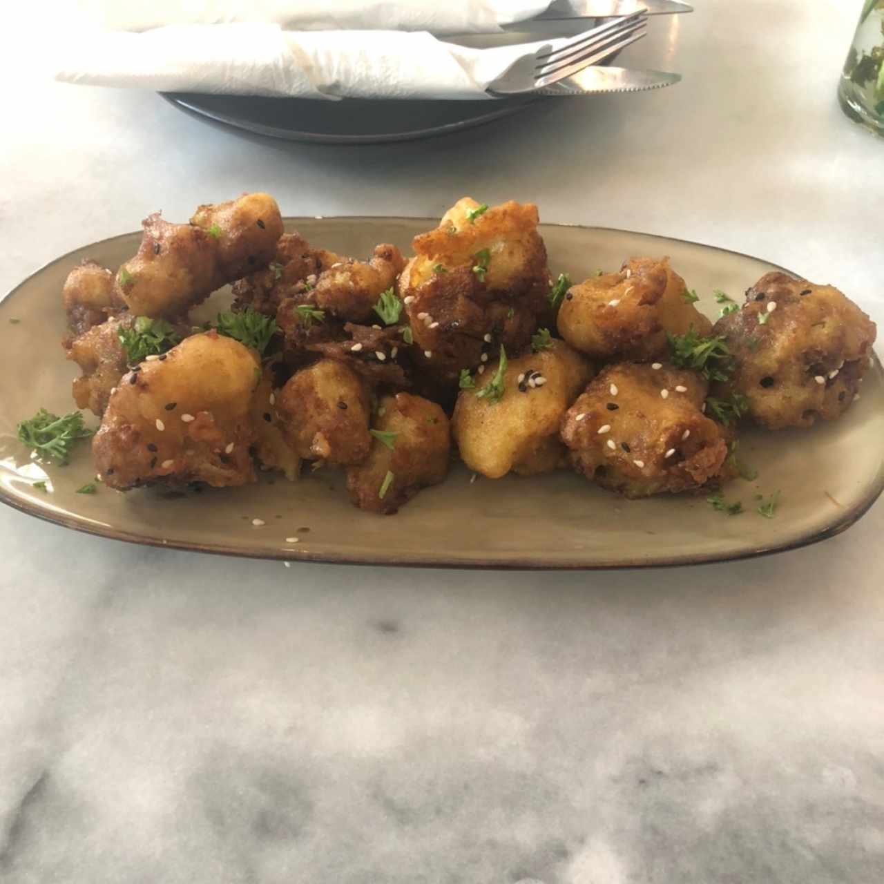 Platos pequeños - TEMPURA DE COLIFLOR