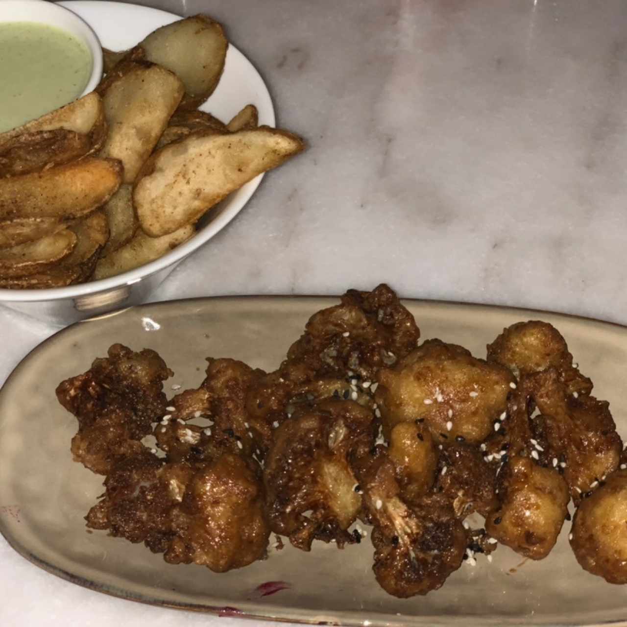 Platos pequeños - TEMPURA DE COLIFLOR 