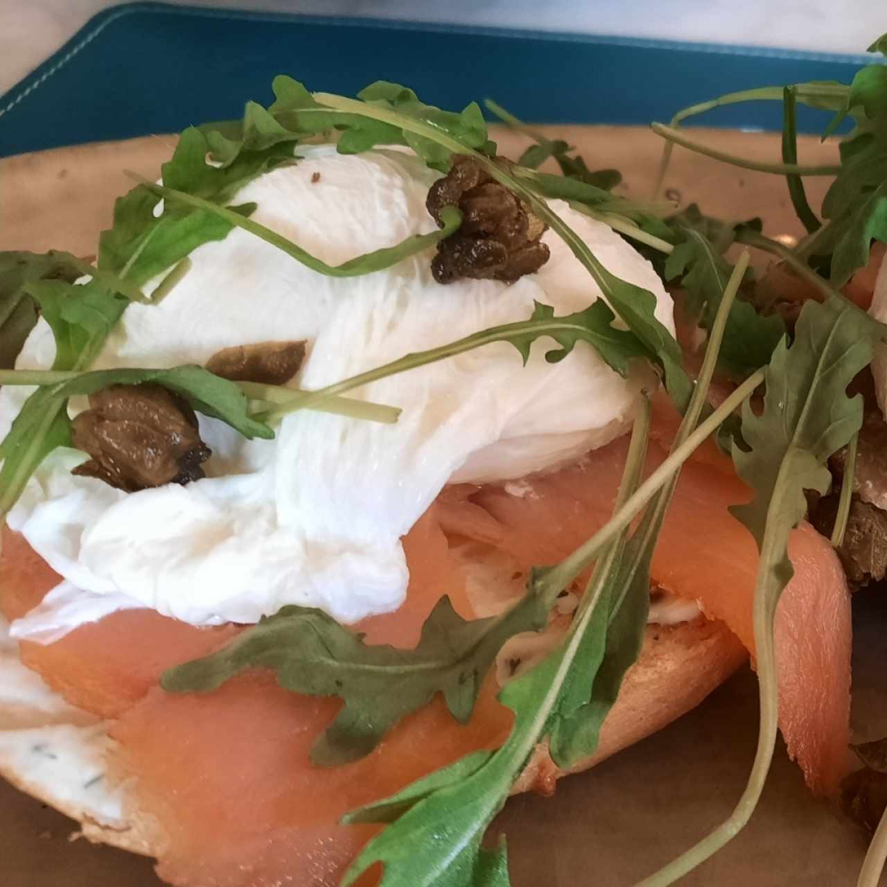 Bagel de Salmon Ahumado