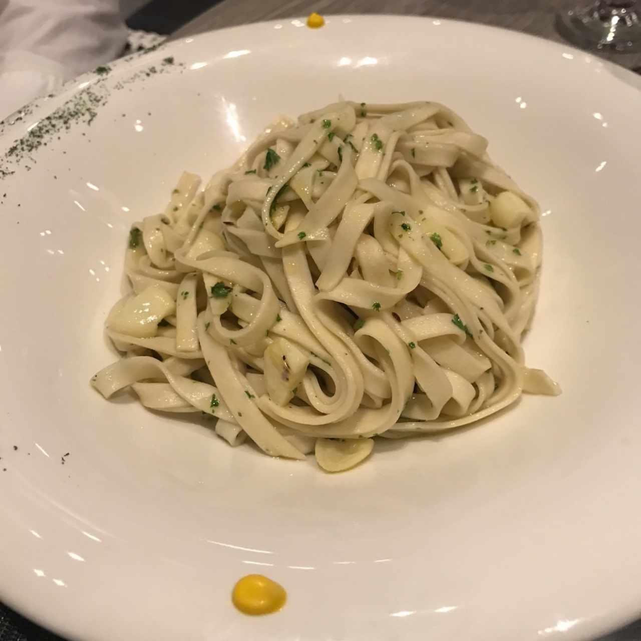 fettuccini aglio e olio