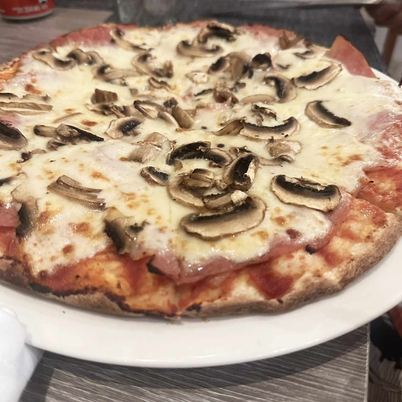 Pizzas - Hongos prosciutto Algodón