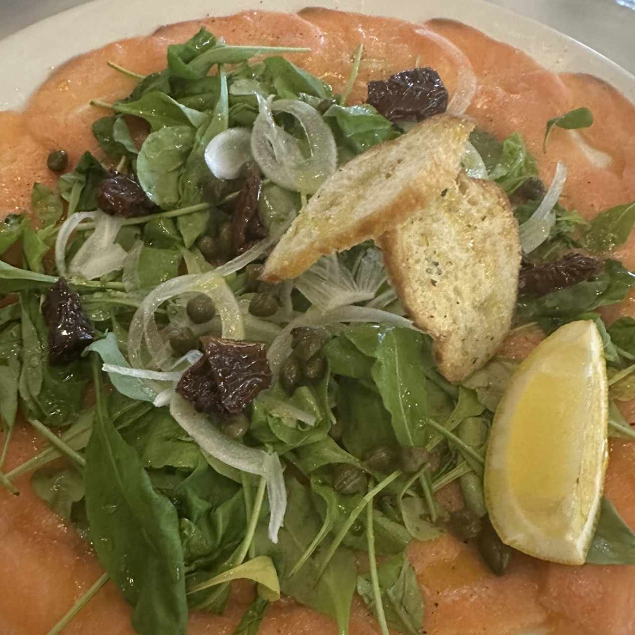 Carpaccio di Salmone Affumicato