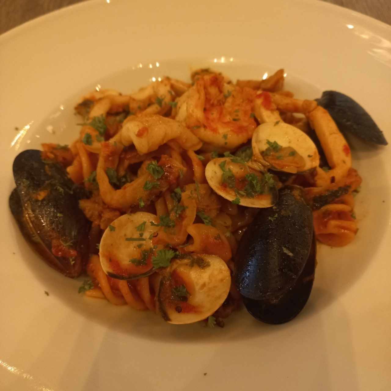 fusili frutti di mare