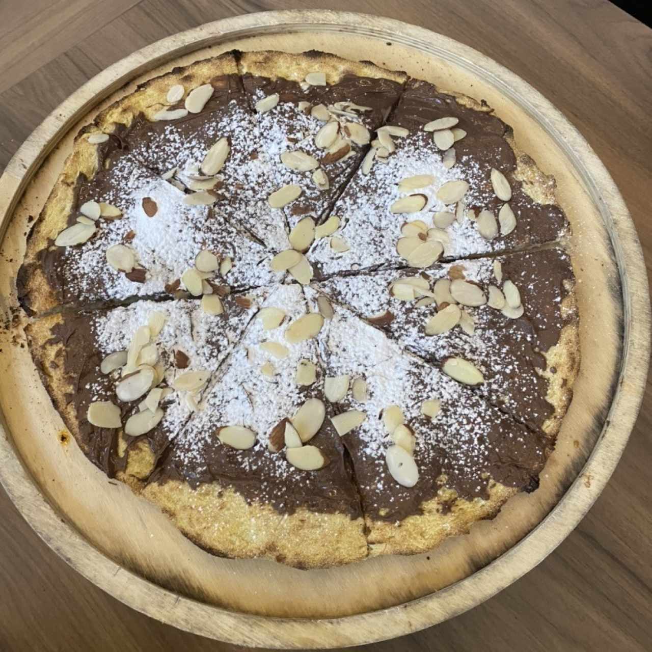 pizza de nutella