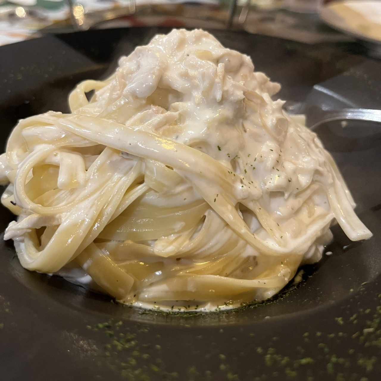 Pasta Alfredo con Pollo