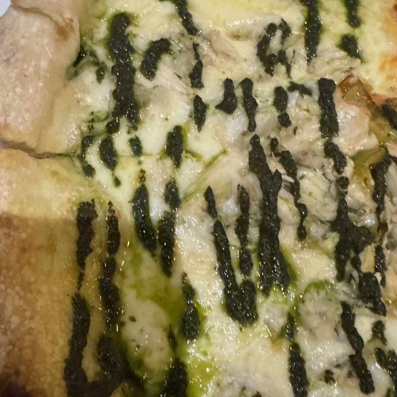 Pizzas Blancas - Pollo - Pesto