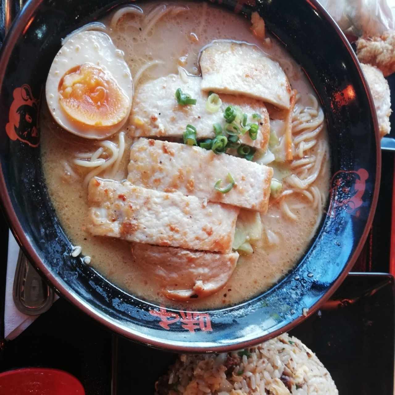 ramen de pollo a la plancha