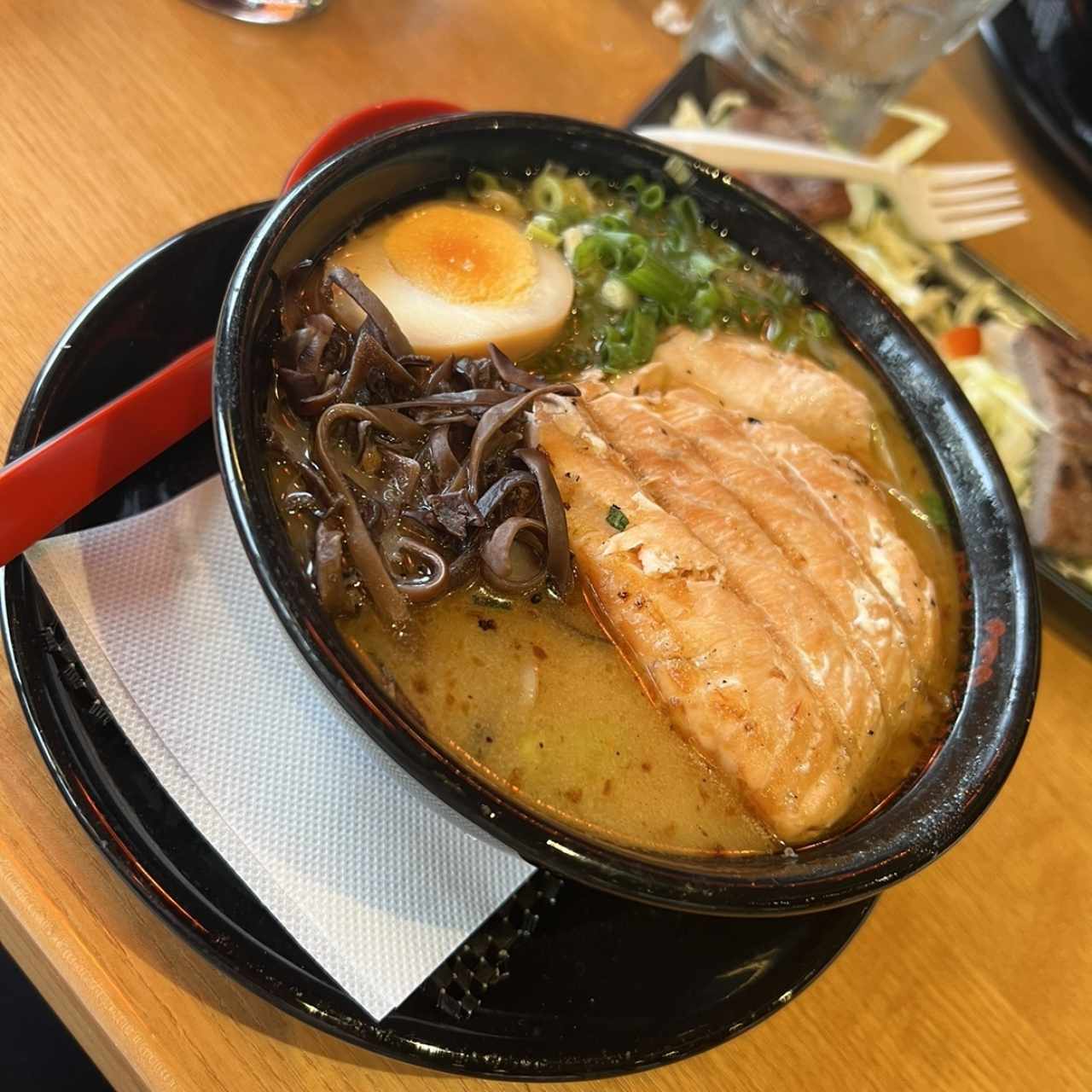 1/4 ramen de grill salmon