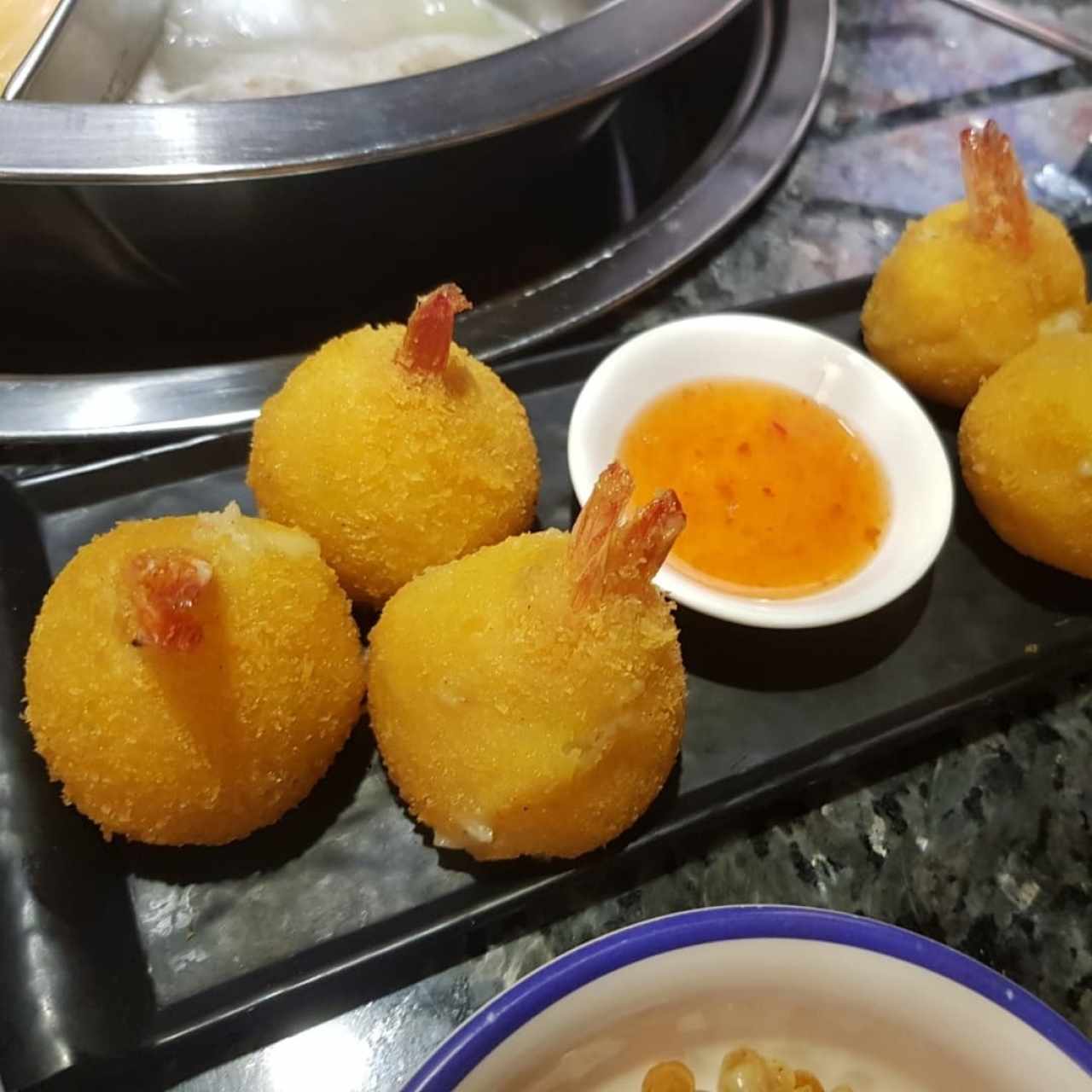 Tempura de Camarón con Papa