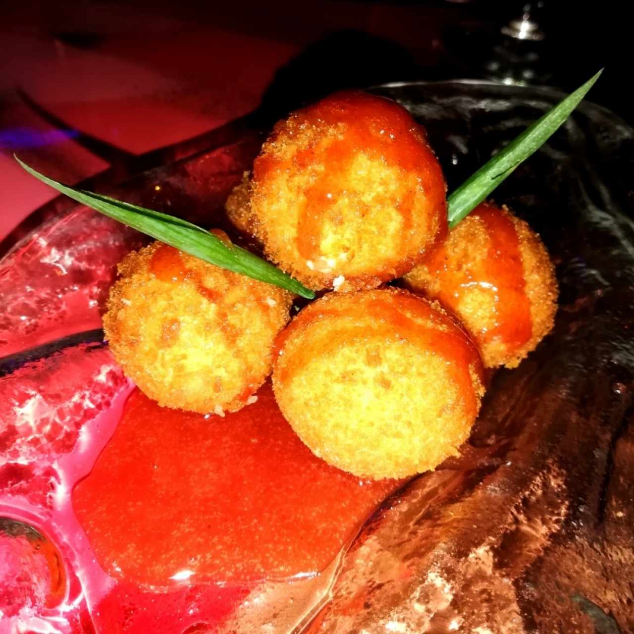 CROQUETAS DE QUESO DE CABRA