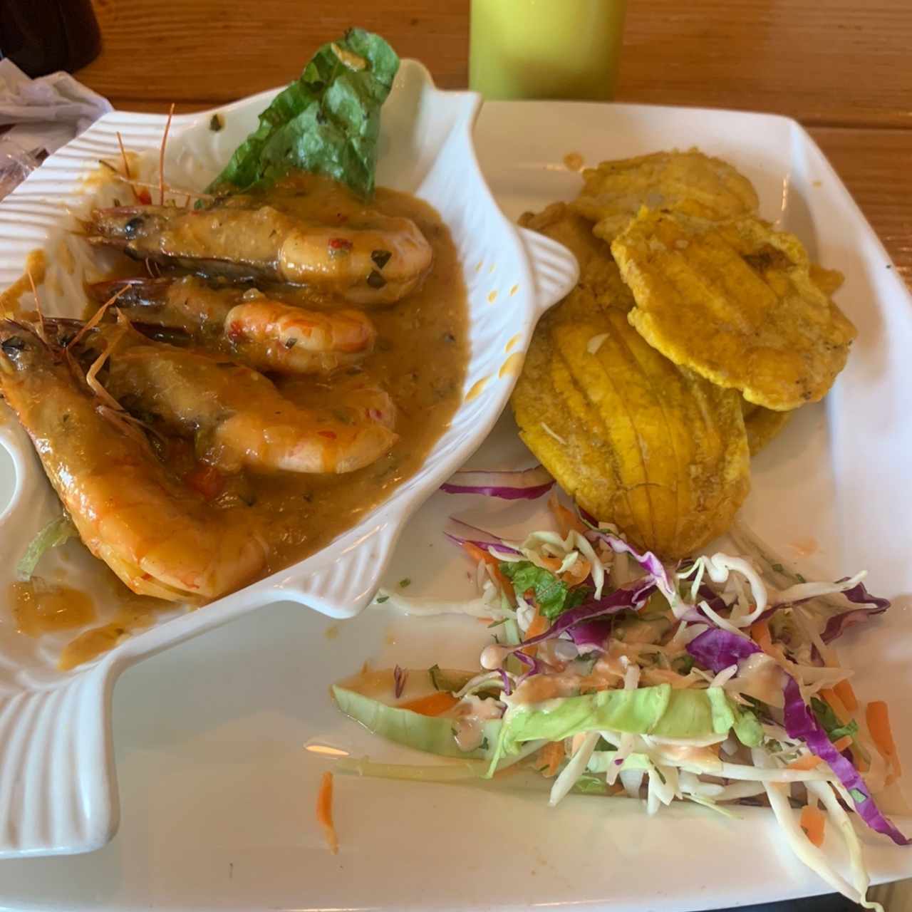 Langostinos a la caribeña