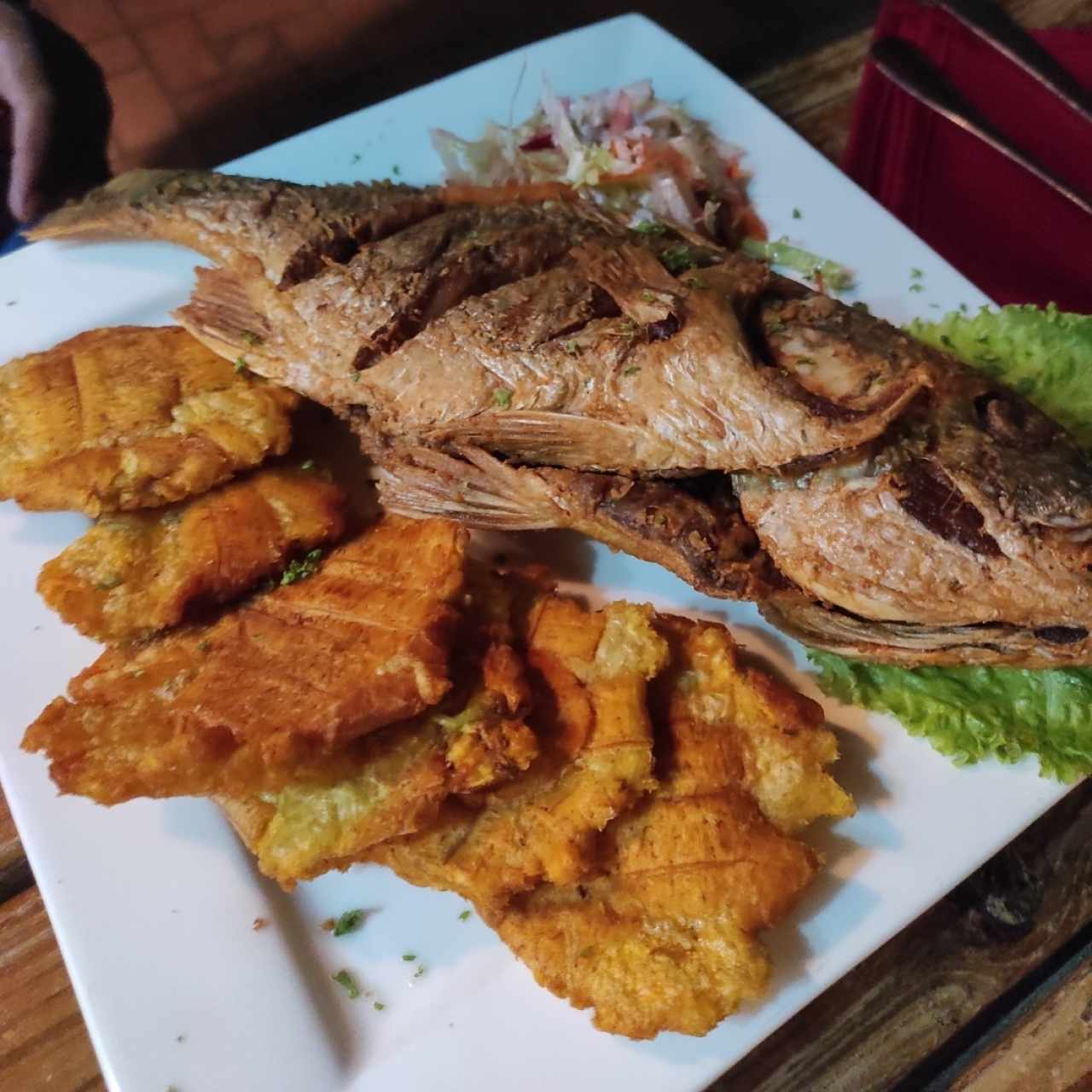 Pescado frito