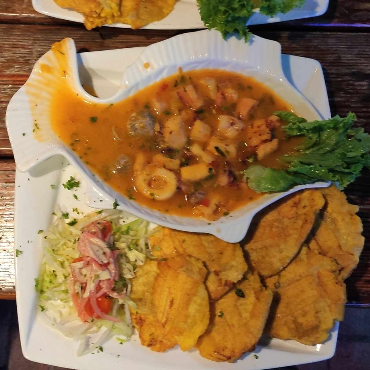 Chupé de mariscos