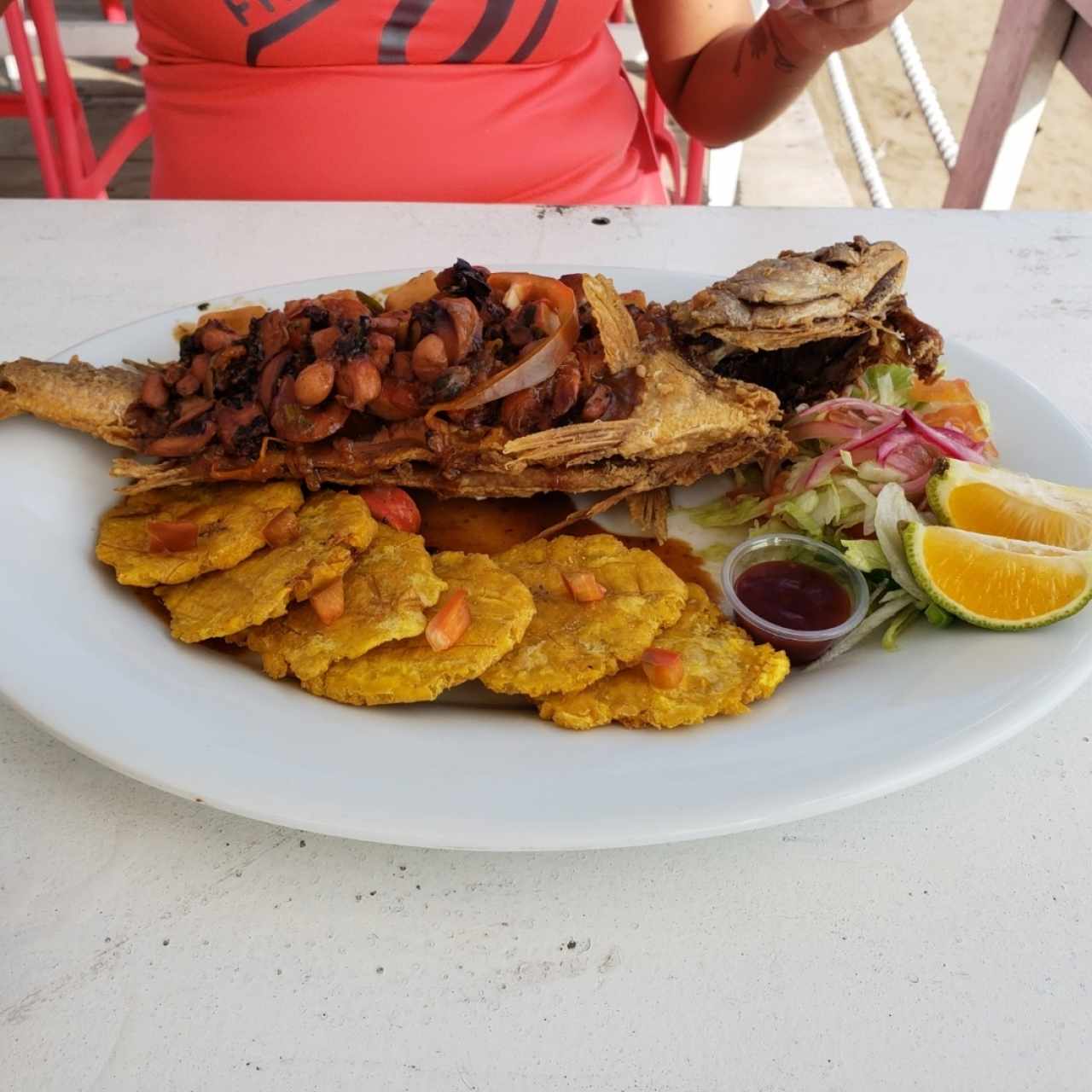 Pescado Enteró a lo Macho