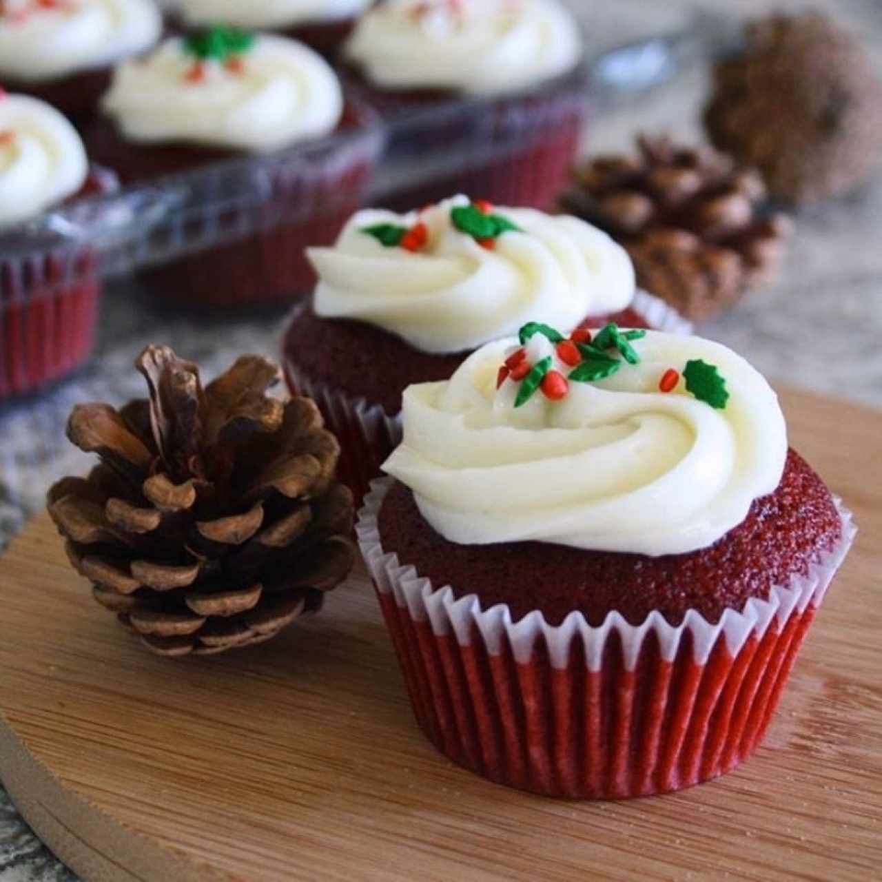 cupcakes de red velvet