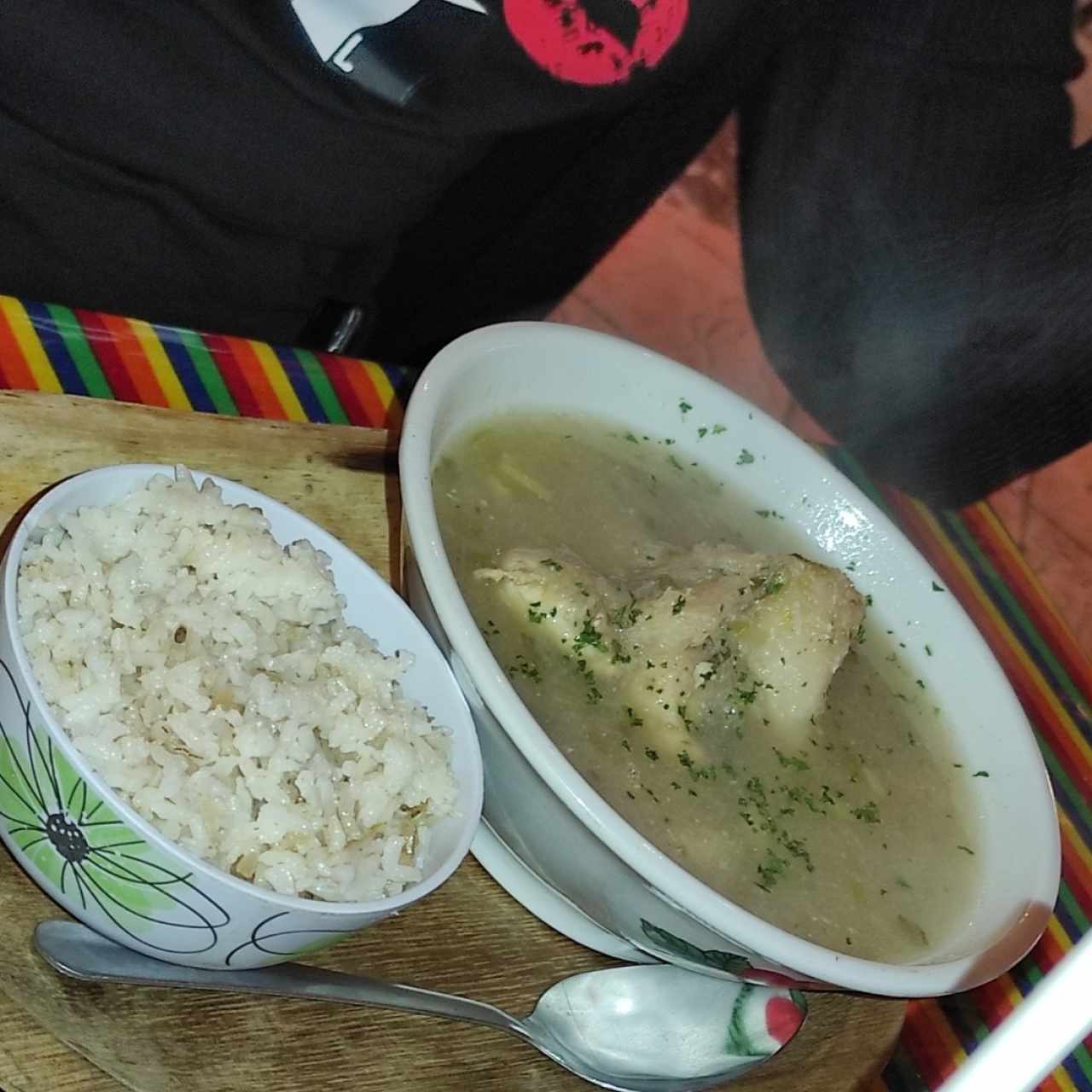 Sancocho Levantamuertos con Arroz