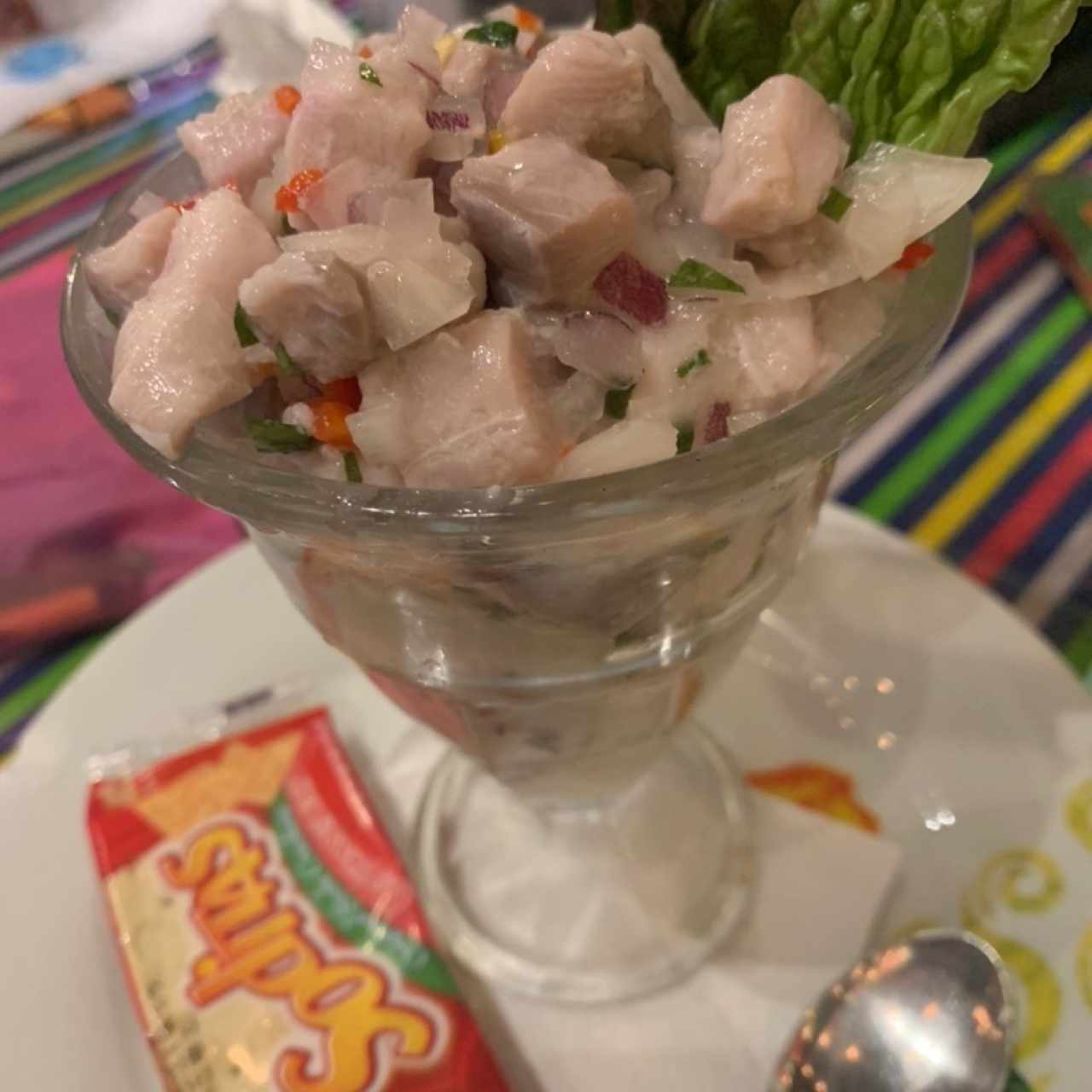 Ceviche de corvina 