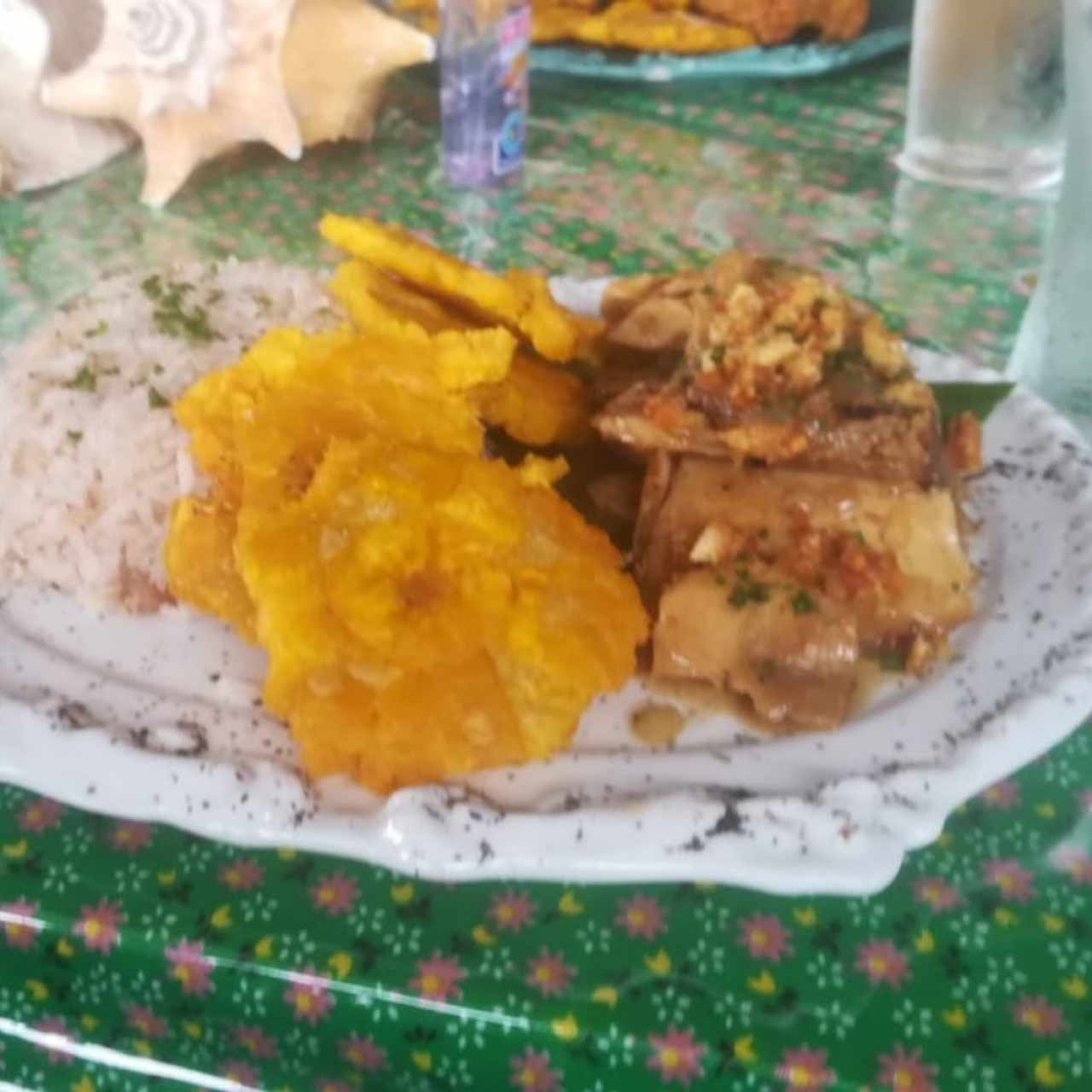 Lechona, Arroz con Guandú, Patacones 