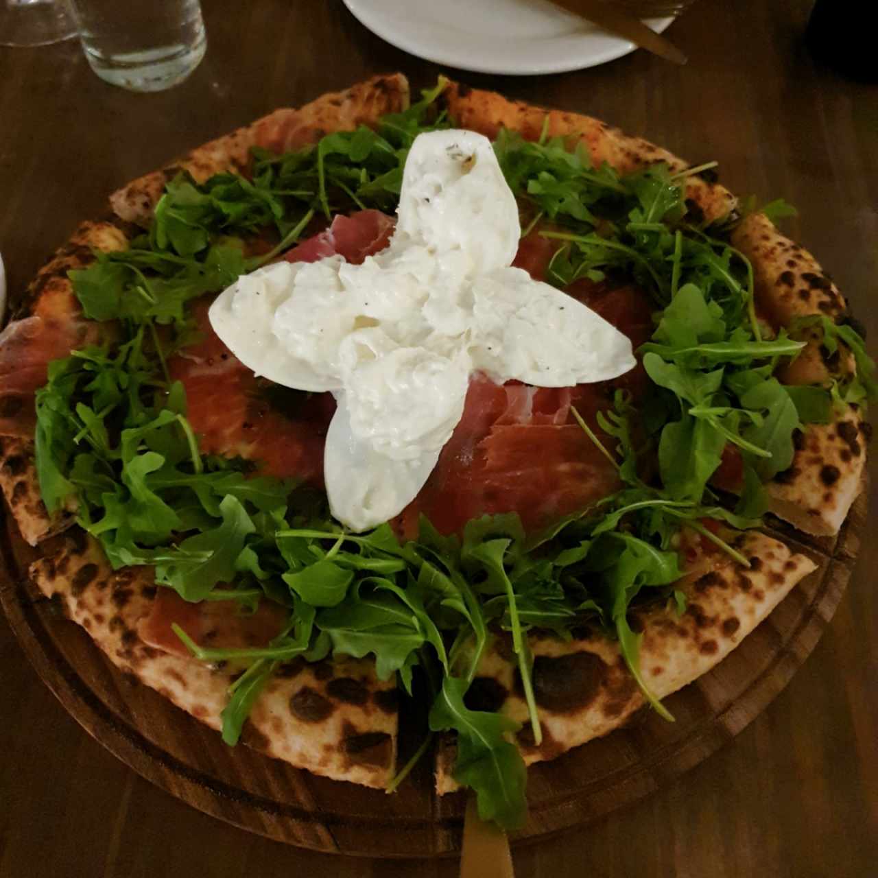 Pizza de burrata