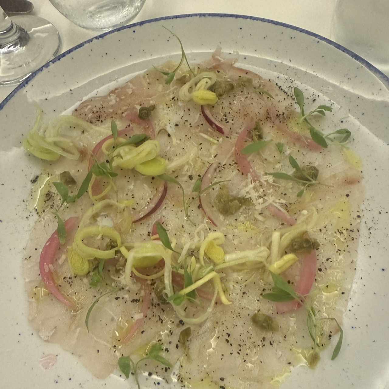 Carpaccio de mero