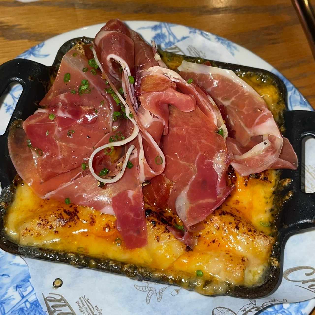 Mac&Cheese con jamón Joselito