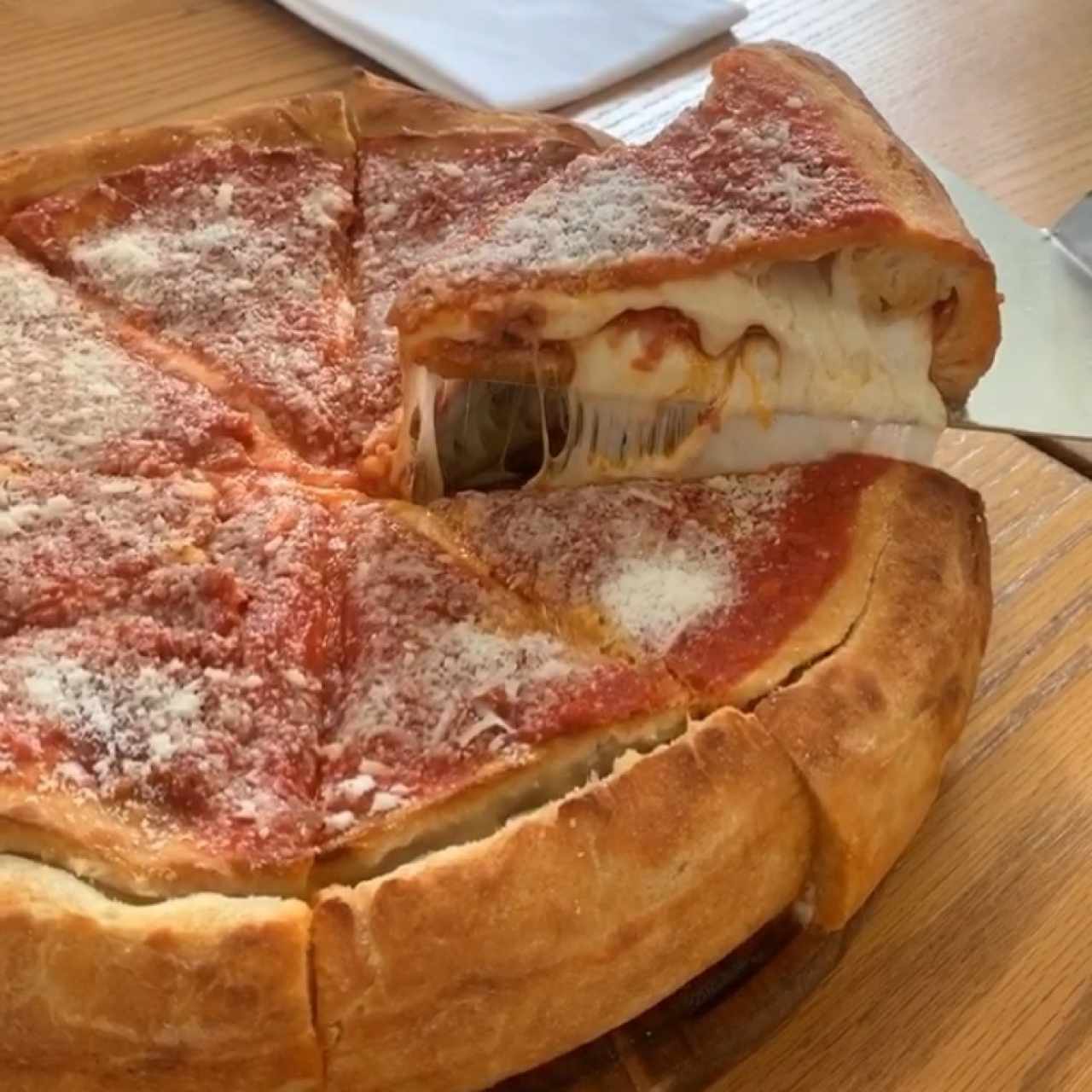 deep dish pizza