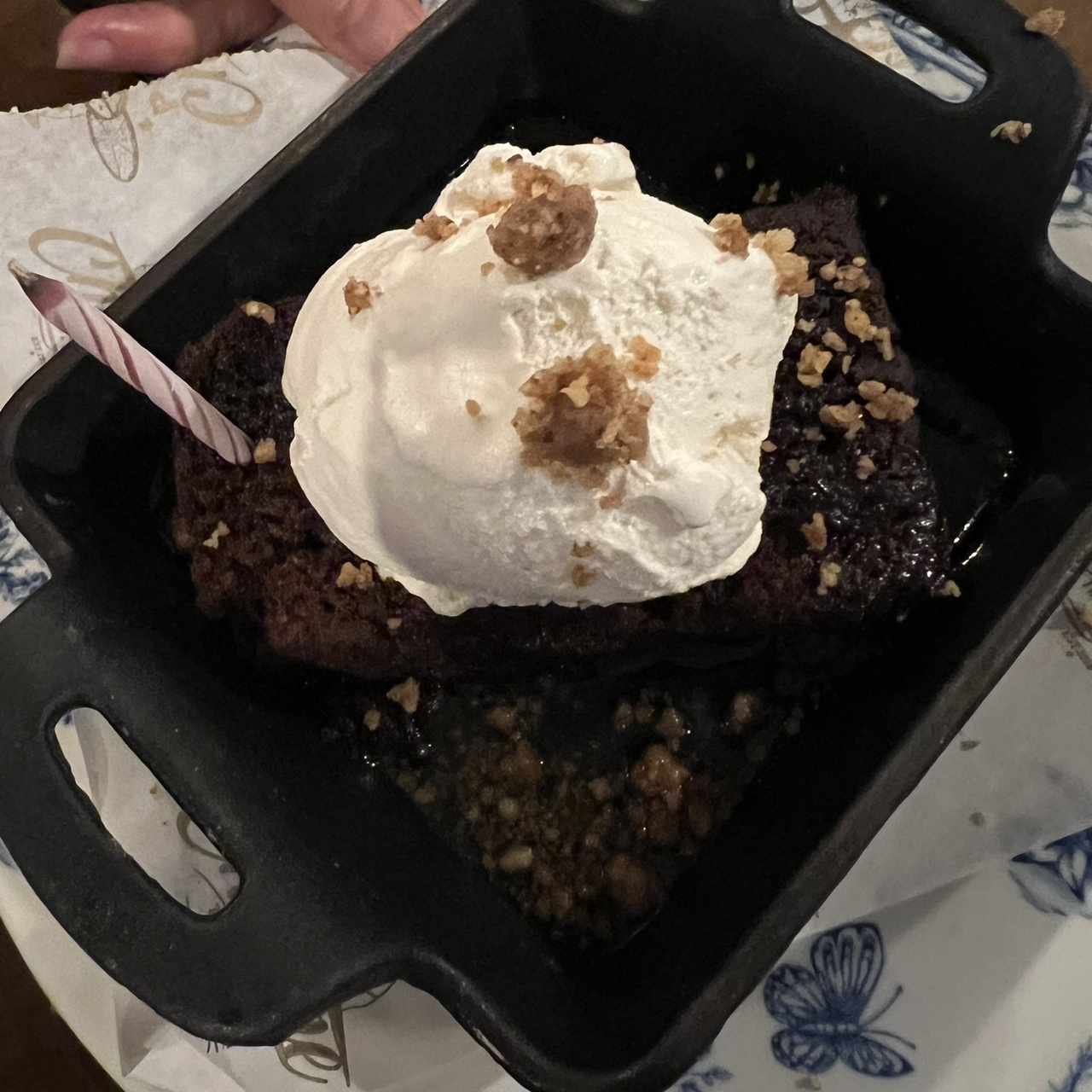 Brownie con dátiles