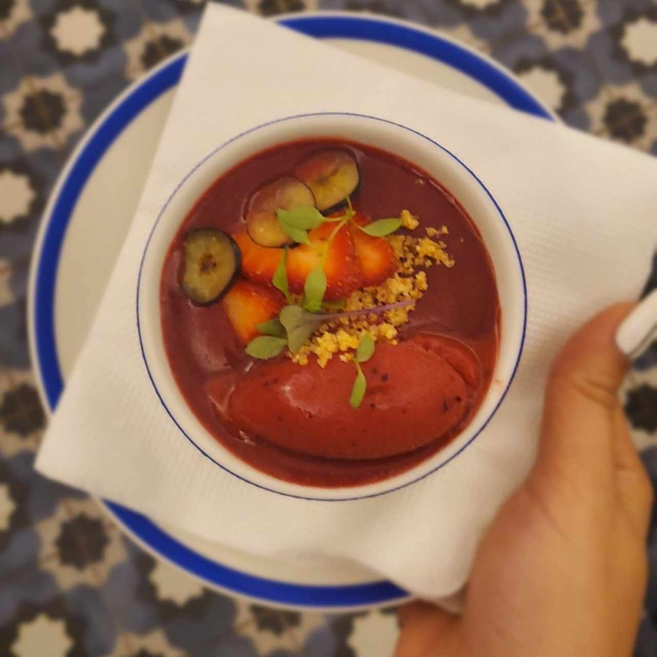 Panacotta de Frutos del Bosque