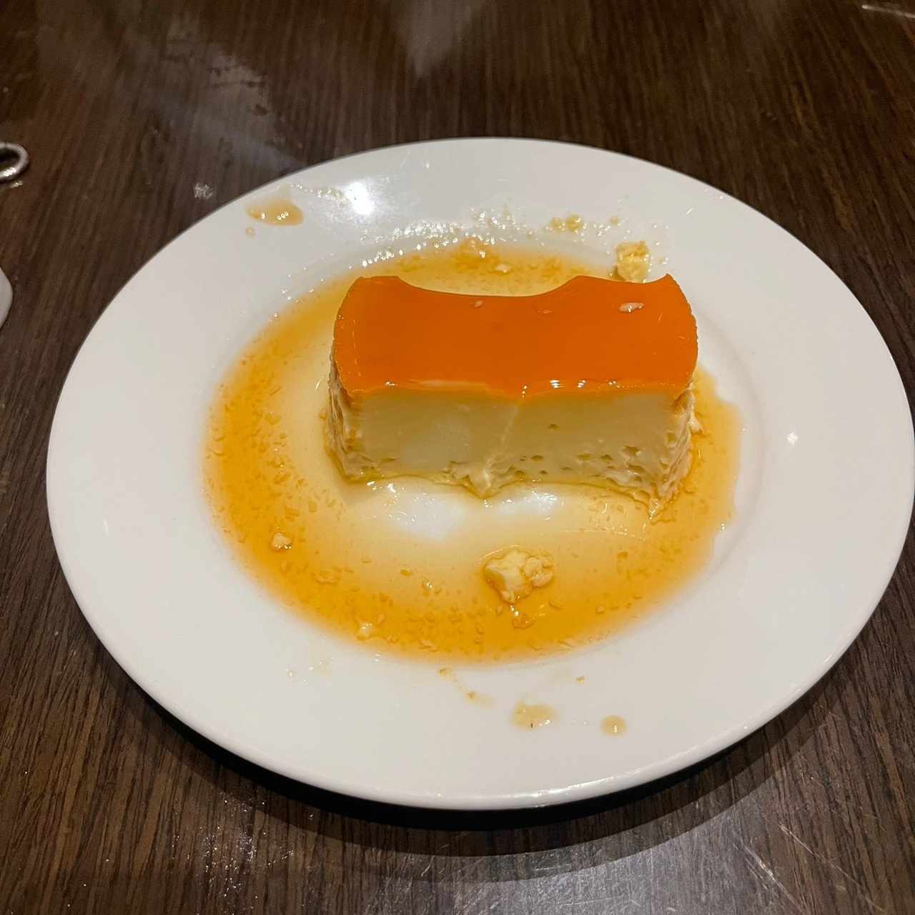 Flan de la casa